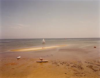 JOEL MEYEROWITZ (1938- ) From the Bay/Sky series, Provincetown. 1975.                                                                            